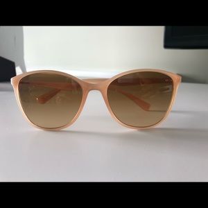 Emporio Armani tan/pink Sunnies